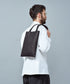 MR.OLIVE E.O.I / WATERPROOF WASHABLE LEATHER FLAT TOTE BAG(MEDIUM) ミスターオリーブ/ウォータープルーフウォッシャブルレザー/フラットトートバッグ(MEDIUM)